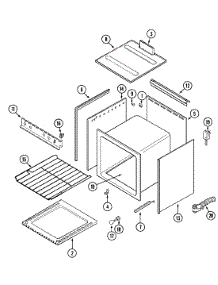 02 - Oven parts for Magic Chef Range 22RS-4KX from AppliancePartsPros.com