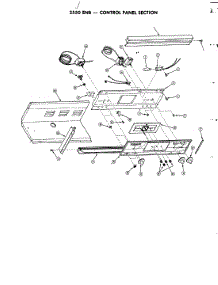 02 - Control Panel parts for Jenn-Air Oven 2550ENB from AppliancePartsPros.com
