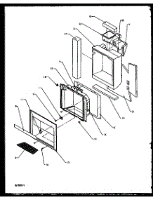 08 - Ice And Water Cavity parts for Amana Refrigerator 2599CIWEW / P1170601W W from AppliancePartsPros.com