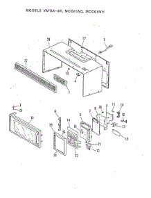 05 - Microwave-Upper (Vm11a-8P) parts for Magic Chef Range 28FY-6CXWV8-DZ from AppliancePartsPros.com