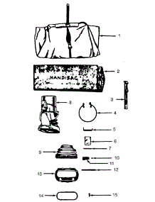 03 - Outerbag parts for Hoover Vacuum 29 from AppliancePartsPros.com