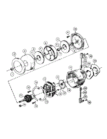 02 - Motor Assembly parts for Hoover Range 2940 from AppliancePartsPros.com