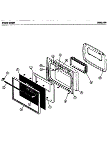 04 - Over Door parts for Amana Microwave 3036.A00 from AppliancePartsPros.com