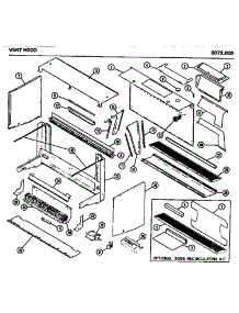 06 - Vent Hood parts for Amana Microwave 3072.000 from AppliancePartsPros.com
