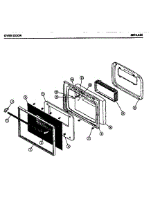 04 - Over Door parts for Amana Microwave 3074.A00 from AppliancePartsPros.com