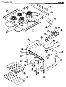 03 - Oven parts for Amana Microwave 3094.000 from AppliancePartsPros.com