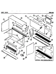 03 - Optional 3096 Recirculating Kit parts for Amana Microwave 3094.A00 from AppliancePartsPros.com