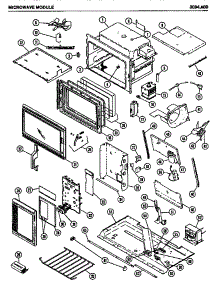 06 - Page 1 parts for Amana Microwave 3094.A00 from AppliancePartsPros.com