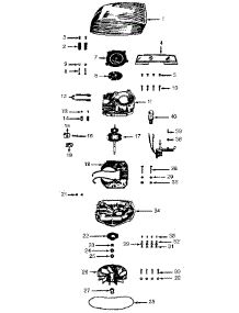 03 - Motor Assembly, Hood parts for Hoover Vacuum 62 from AppliancePartsPros.com