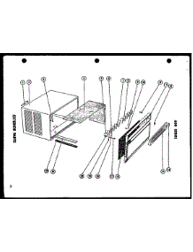 03 - Page 1 parts for Amana Air Conditioner 624-3G from AppliancePartsPros.com