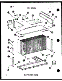 04 - Evap Parts parts for Amana Air Conditioner 624-3HW / P5472083R from AppliancePartsPros.com