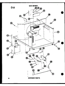 15 - Interior Parts parts for Amana Air Conditioner 624-3J-1 / P5472040R from AppliancePartsPros.com