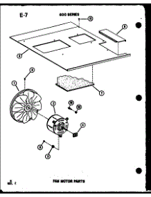 05 - Fan Motor Parts parts for Amana Air Conditioner 6243P / P6711931R from AppliancePartsPros.com
