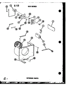 08 - Interior Parts parts for Amana Air Conditioner 6243P / P6711931R from AppliancePartsPros.com