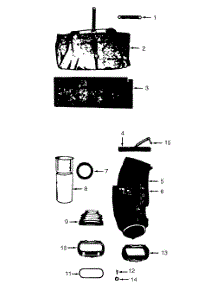 04 - Outerbag parts for Hoover Vacuum 63 from AppliancePartsPros.com