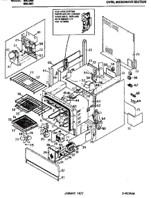 03 - Page 1 parts for Amana Microwave 630.001 from AppliancePartsPros.com