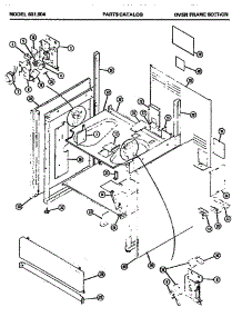 03 - Oven Frame Section parts for Amana Range 631.004 from AppliancePartsPros.com