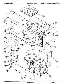 04 - Page 1 parts for Amana Range 651.003 from AppliancePartsPros.com