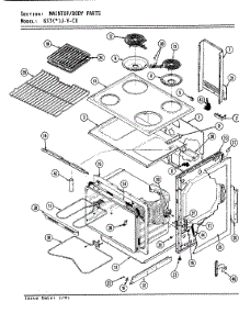 03 - Top Assembly parts for Admiral Range 653WJ-V-CX from AppliancePartsPros.com
