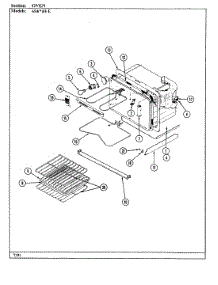 04 - Oven parts for Admiral Range 654AH-EVW from AppliancePartsPros.com
