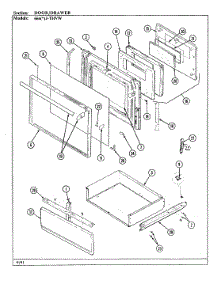 04 - Door\Drawer parts for Admiral Range 666WJ-THVW from AppliancePartsPros.com