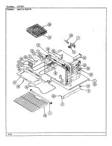 06 - Oven parts for Admiral Range 666WJ-THVW from AppliancePartsPros.com