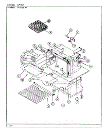 07 - Oven parts for Admiral Range 667AK-TSVW from AppliancePartsPros.com