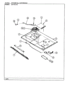 06 - Internal Controls parts for Admiral Range 667KK-TSAW from AppliancePartsPros.com