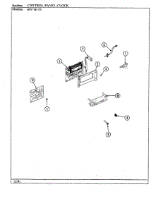 02 - Control Panel parts for Admiral Range 667WK-TSVW from AppliancePartsPros.com