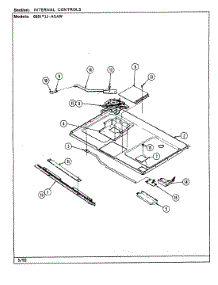 05 - Internal Controls parts for Admiral Range 668WJ-ASAW from AppliancePartsPros.com
