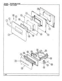 04 - Door\Drawer parts for Admiral Range 674AJ-EKVW from AppliancePartsPros.com