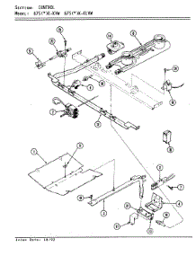 03 - Control System parts for Admiral Range 675WK-KVW from AppliancePartsPros.com