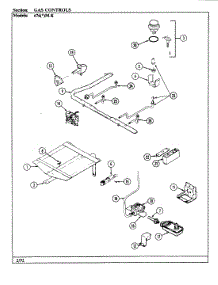 05 - Oven parts for Admiral Range 676AM-KSVW from AppliancePartsPros.com