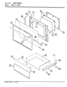 04 - Door / Drawer parts for Admiral Range 685WJ-CKV from AppliancePartsPros.com
