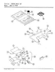 04 - Gas Controls parts for Admiral Range 686AJ-TKSVW from AppliancePartsPros.com