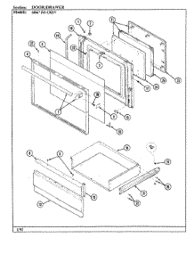 05 - Door / Drawer parts for Admiral Range 686AM-CKSV from AppliancePartsPros.com
