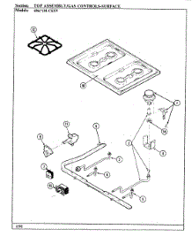 07 - Top Assy. / Control System (Surface) parts for Admiral Range 686AM-CKSV from AppliancePartsPros.com