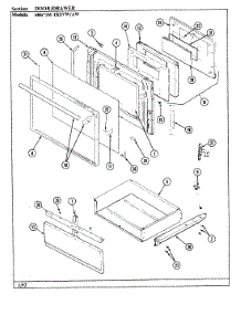05 - Door\Drawer parts for Admiral Range 686AM-TKS from AppliancePartsPros.com