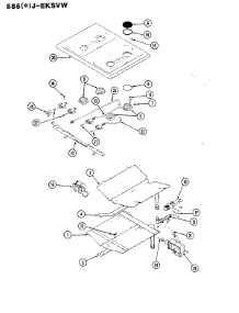 03 - Control System parts for Admiral Range 686WJ-EKSVW from AppliancePartsPros.com