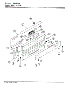 02 - Control Panel parts for Admiral Range 686WJ-TKSVW from AppliancePartsPros.com