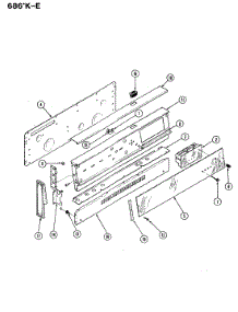 02 - Control Panel parts for Admiral Range 686WK-EKSVW from AppliancePartsPros.com