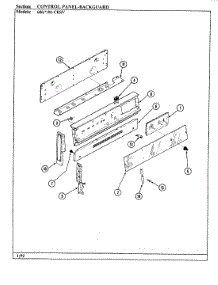 02 - Control Panel parts for Admiral Range 686WM-CKSV from AppliancePartsPros.com