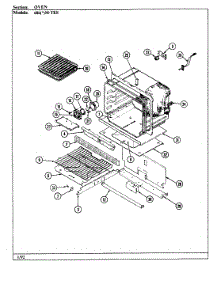 06 - Oven parts for Admiral Range 686WM-TKS from AppliancePartsPros.com