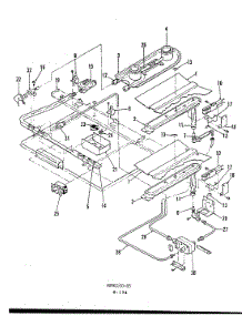 03 - Control System parts for Admiral Range 687AF-CKVW from AppliancePartsPros.com