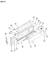 02 - Control Panel parts for Admiral Range 687AJ-EKZW from AppliancePartsPros.com