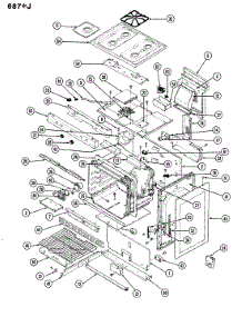 03 - Control System parts for Admiral Range 687AJ-EKZW from AppliancePartsPros.com