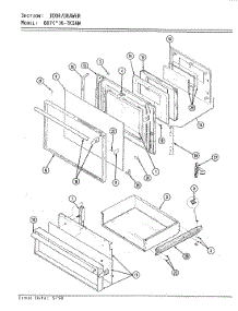 04 - Door / Drawer parts for Admiral Range 687AK-TKSAW from AppliancePartsPros.com
