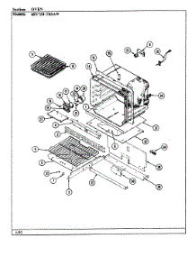 07 - Oven parts for Admiral Range 687AM-TKSAW from AppliancePartsPros.com