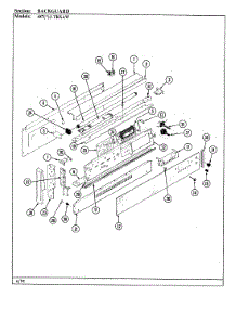 02 - Control Panel parts for Admiral Range 687WJ-TKSAW from AppliancePartsPros.com