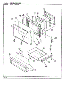 03 - Door\Drawer parts for Admiral Range 687WJ-TKSAW from AppliancePartsPros.com